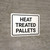 Heat Treated Pallets Landscape - Wall Sign