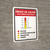 Heat Index Spanish Portrait - Wall Sign