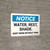 Notice: Water Rest Shade Don't Work Without Them Landscape - Wall Sign