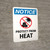 Notice: Protect From Heat Portrait - Wall Sign
