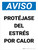 Notice: Protect Yourself From Heat Stress Spanish Portrait - Wall Sign