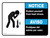 Notice: Protect Yourself From Heat Stress Bilingual Landscape - Wall Sign