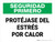 Safety First: Protect Yourself From Heat Stress Spanish Landscape - Wall Sign