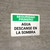 Safety First: Water Rest Shade Spanish Landscape - Wall Sign