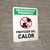Safety First: Protect From Heat Spanish Portrait - Wall Sign