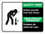 Safety First: Protect Yourself From Heat Stress Bilingual Spanish Landscape - Wall Sign
