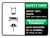 Safety First: Water Rest Shade Don't Work Without Them Bilingual Spanish Landscape - Wall Sign