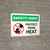 Safety First: Protect From Heat Landscape - Wall Sign