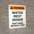 Warning: Water Rest Shade Don't Work Without Them Portrait - Wall Sign