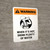 Warning: When Its Hot Drink Plenty Of Water Portrait - Wall Sign