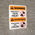 Warning: Protect From Heat Bilingual Spanish Portrait - Wall Sign