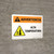 Warning: High Temperature Spanish Landscape - Wall Sign