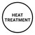 Heat Treatment Round - Floor Sign