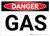 Danger: Gas Warning - Wall Sign