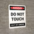 Danger: Do Not Touch Out Of Order Portrait - Wall Sign