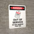 Danger: Out Of Service, Do Not Remove This Tag Portrait - Wall Sign