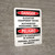 Danger: Elevator Equipment Room Authorized Personnel Only Bilingual Spanish Portrait - Wall Sign