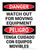 Danger: Watch Out For Moving Equipment Bilingual Spanish Portrait - Wall Sign
