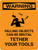 Warning: Falling Objects Can Be Brutal Portrait - Wall Sign