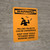 Warning: Falling Objects Can Be Dangerous Portrait - Wall Sign