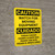 Caution: Watch For Moving Equipment Bilingual Spanish Portrait - Wall Sign