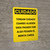 Caution: Watch For Moving Equipment Spanish Portrait - Wall Sign