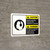 Caution: Hearing Protection Required While Equipment Is Operating Bilingual Landscape - Wall Sign