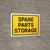 Spare Parts Storage Landscape - Wall Sign
