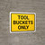 Tool Buckets Only Landscape - Wall Sign