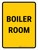 Boiler Room Portrait - Wall Sign