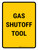 Gas Shutoff Tool Portrait - Wall Sign