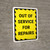 Out Of Service For Repairs Portrait - Wall Sign