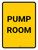Pump Room Portrait - Wall Sign