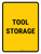 Tool Storage Portrait - Wall Sign