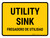 Utility Sink Bilingual Spanish Landscape - Wall Sign