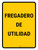 Utility Sink Spanish Portrait - Wall Sign