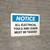 Notice: All Electrical Tools And Leads Must Be Tagged Landscape - Wall Sign