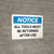 Notice: All Tools Must Be Returned After Use Landscape - Wall Sign