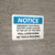 Notice: Emergency Electrical Shutoff Lever Landscape - Wall Sign