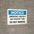 Notice: Emergency Water And Gas Shutoff Tool Landscape - Wall Sign