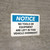 Notice: No Tools Or Equipment Are Left In This Vehicle Overnight Landscape - Wall Sign