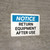 Notice: Return Equipment After Use Landscape - Wall Sign