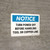 Notice: Turn Power Off Before Handling Tool Or Copper Line Landscape - Wall Sign