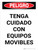 Danger: Watch Out For Moving Equipment Spanish Portrait - Wall Sign