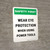 Safety First: Wear Eye Protection When Using Power Tools Portrait - Wall Sign