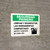 Safety First: Clean & Disinfect Shared Tools Spanish Landscape - Wall Sign