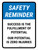 Safety Reminder: Success Is The Fulfilment Portrait - Wall Sign
