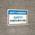 Safety Reminder: Safety Starts With You Landscape - Wall Sign