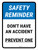 Safety Reminder: Don't Have An Accident Prevent One Portrait - Wall Sign