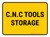 C.N.C Tools Storage Rectangular - Floor Sign